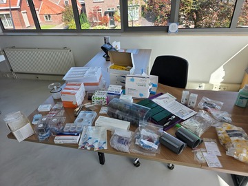 Gebruikte apparatuur: Diverse materialen