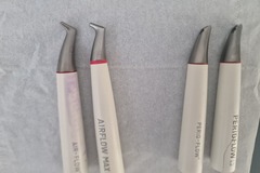 Gebruikte apparatuur: 3x Ems ultrasoon en  6 airflow handstukken 249 euro per stuk 