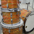 Selling with online payment:  1970's Ludwig Citrus Mod drum Set - 5 Piece