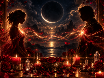 Selling: MAKE THEM OBSESS OVER YOU – NEW MOON LOVE SPELL + READING
