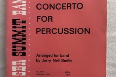 Selling with online payment: Band arrangement of Milhaud's Concerto for Percussion