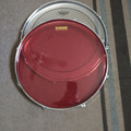 VIP Member: 18" Evans/ Remo Hydraulic/Pinestripe Heads w. Chrome Hoops