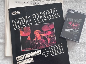 Selling with online payment: Dave Weckl Contemporary Drummer + One w/tape