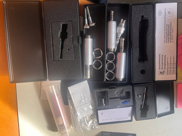 Gebruikte apparatuur: 3 turbines incl toebehoren + 2 groene kopjes voor polijsten