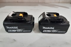 For sale : Batteries BL1850B Makita 18V Li-Ion LXT 5,0 Ah