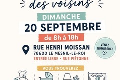 News: Vide grenier de la rue Moissan au Mesnil le Roi