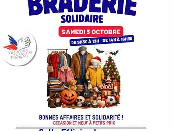 Actualité: Braderie du Secours Populaire à Montesson