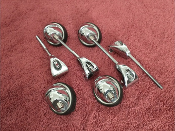 VIP Member: Premier Genista (Series ll) Bass Drum Lugs w. Rods and Claws (4)