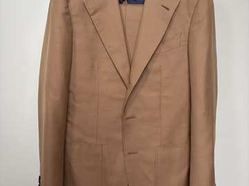 Selling with online payment: [EU][NO US TAX] LNWOT Suitsupply worsted camelhair suit, 36R