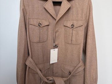 Selling with online payment: [EU][NO US TAX] NWT Suitsupply herringbone safari jacket, 36R