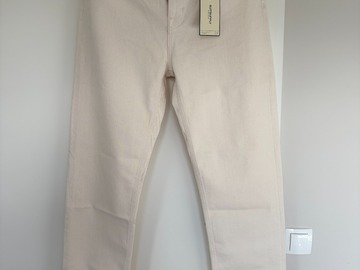 Selling with online payment: [EU][NO US TAX] NWT Suitsupply high rise ecru selvedge jeans, w33