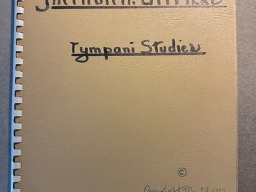 Selling with online payment: Arthur A. Layfield 37 Timpani Studies for 2 drums $50 OBO