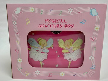 Bulk Lots: Fairies Pink Musical Jewelry Box
