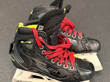 Verkaufen mit Online-Zahlungen: BAUER Torwart Schlittschuh Elite 3,5D