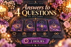 Selling: 4 Question Psychic Reading - Any Topic ✨