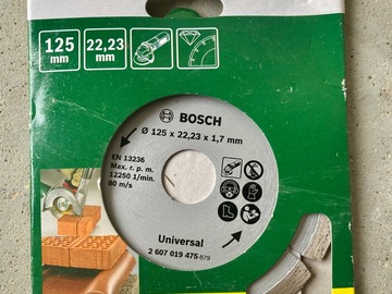 À vendre: Disqueuse Bosch pour meuleuse angulaire