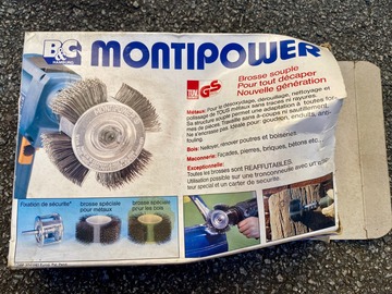 À vendre: Brosse à décaper réaffutable Montipower