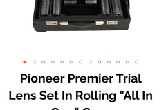 Selling with online payment: Pioneer Premier Trial Lens Set with Rolling case