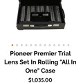 Selling with online payment: Pioneer Premier Trial Lens Set with Rolling case