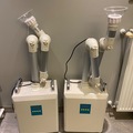 Gebruikte apparatuur: Extra-orale aerosol afzuigsystemen (Air purifier)