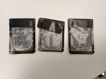 Gebruikte apparatuur: Fosforplaatjes Durr vista scan