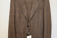 Selling with online payment: [EU][NO US TAX] NWT Suitsupply brown shepherd check suit, size 36