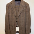 Selling with online payment: [EU][NO US TAX] NWT Suitsupply brown shepherd check suit, size 36