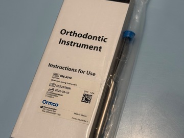 Nieuwe apparatuur: Ormco Damon Spintek opening/closing instrument 866-4016, 8 stuks