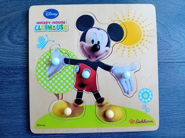 Vente: Puzzle à encastrements en bois Mickey - Disney