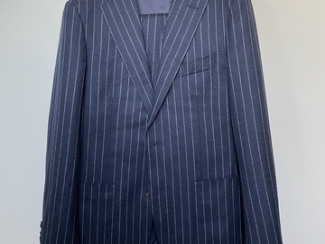 Selling with online payment: [EU][NO US TAX] LNWOT Suitsupply navy rope striped suit, size 36R