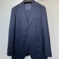 Selling with online payment: [EU][NO US TAX] LNWOT Suitsupply navy rope striped suit, size 36R