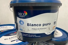 À vendre: Peinture blanche mate 11 litres 