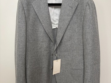 Selling with online payment: [EU][NO US TAX] NWT Suitsupply grey hopsack blazer, size 42S