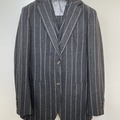 Selling with online payment: [EU][NO US TAX] LNWOT Suitsupply chalk stripe 3 pc suit, size 36R