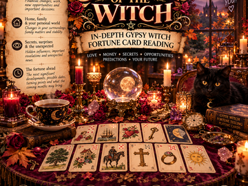 Selling: SEASON OF THE WITCH- IN DEPTH GYPSY CARD READING