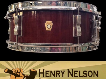 Selling with online payment: Ludwig No. 491 Supreme Snare 5.5x14 1965 - Mahogany