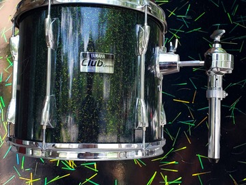 Selling with online payment: Yamaha Club Custom 13x11 Tom Midnight Green Confetti Lacquer 2011