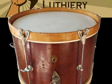 Selling with online payment: WFL Ludwig Keystone 1955-59 Marching Snare 10x14 Mahogany/Maple