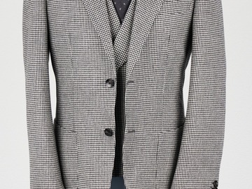 Selling with online payment: [EU][NO US TAX] NWT Suitsupply houndstooth 3 pc suit, size 38R