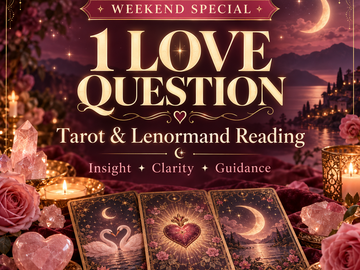 Selling:   1 LOVE QUESTION   weekend special.