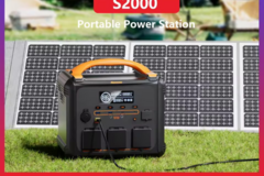 À vendre: Centrale électrique 2000w solaire batterie nomade 