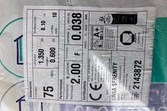 Zu verkaufen: Surplus isolation - 5 panneaux laine de verre URSA 75 mm (4,05 m²