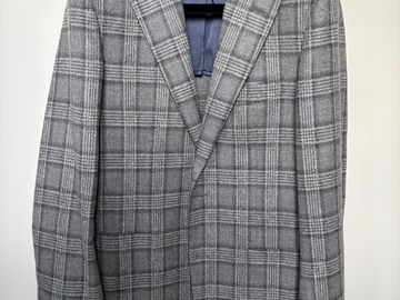 Selling with online payment: [EU] LNWOT Suitsupply grey checked jacket, size 38R