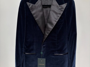 Selling with online payment: [EU] NWT Cavour navy velvet dinner jacket, size 38R