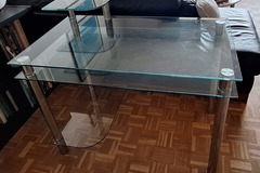 Vente: Table de bureau en verre Hivoha