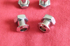 VIP Member: 3/8" DW Chrome Air Vent Grommet (4)