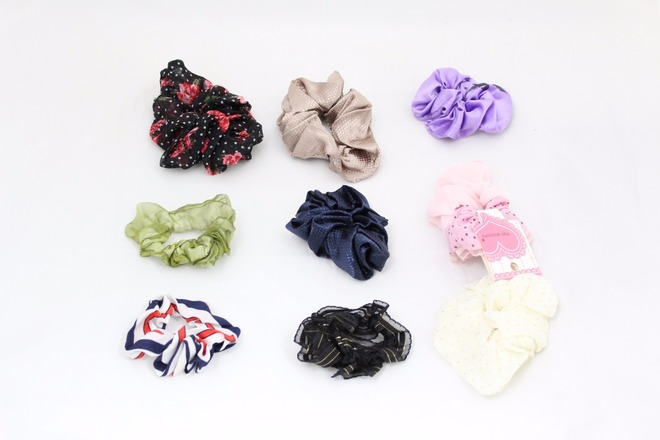 (2000) Hair Bands Ponytail Holders Women Scrunchies Mixed Lot