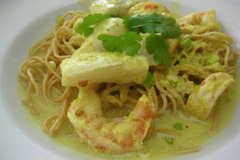 Actualité: SEAFOOD in a spicy coconut cream
