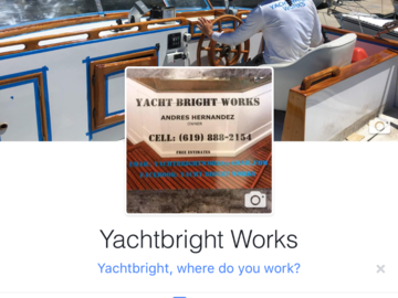 Offering: Yacht bright works inc