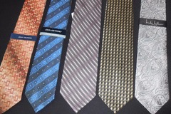 Comprar ahora: 25 Designer Neckties Name Brand Ties NECKWEAR Lot B FREE SHIPPING